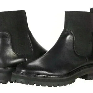 FARYL by Farylrobin Siano women Black Leather Boots BRAND NEW (Save $40.00)